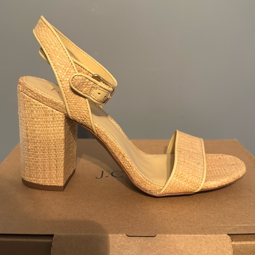 New With Box - J Crew Strap Heels 9.5